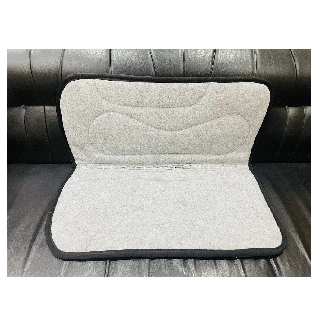 High Quality Western Wool Felt Luxury Horse Saddle Pad Dressage Contoured Felt Ranch Pad Extra Fine Wool Felt Saddle Pad