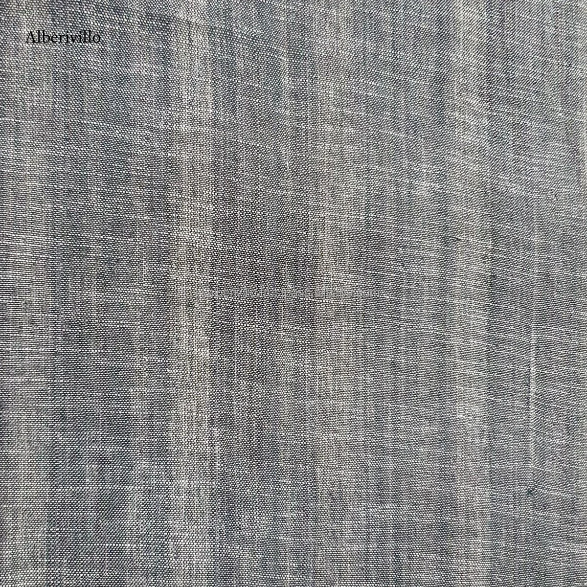 Устойчивая ткань Chambray для рубашек занавески тканая простая хлопковая рулон наволочки из Индии
