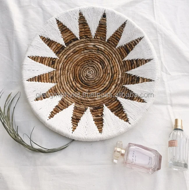 Seagrass Basket For Wall Decor Tapestry Wall OEM acceptable Handcrafted Seagrass Wall hanging