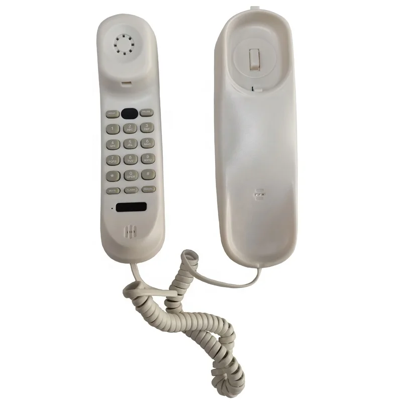 Stock Phones Slim Wired Phone Portable Trim Line Analog Telephone