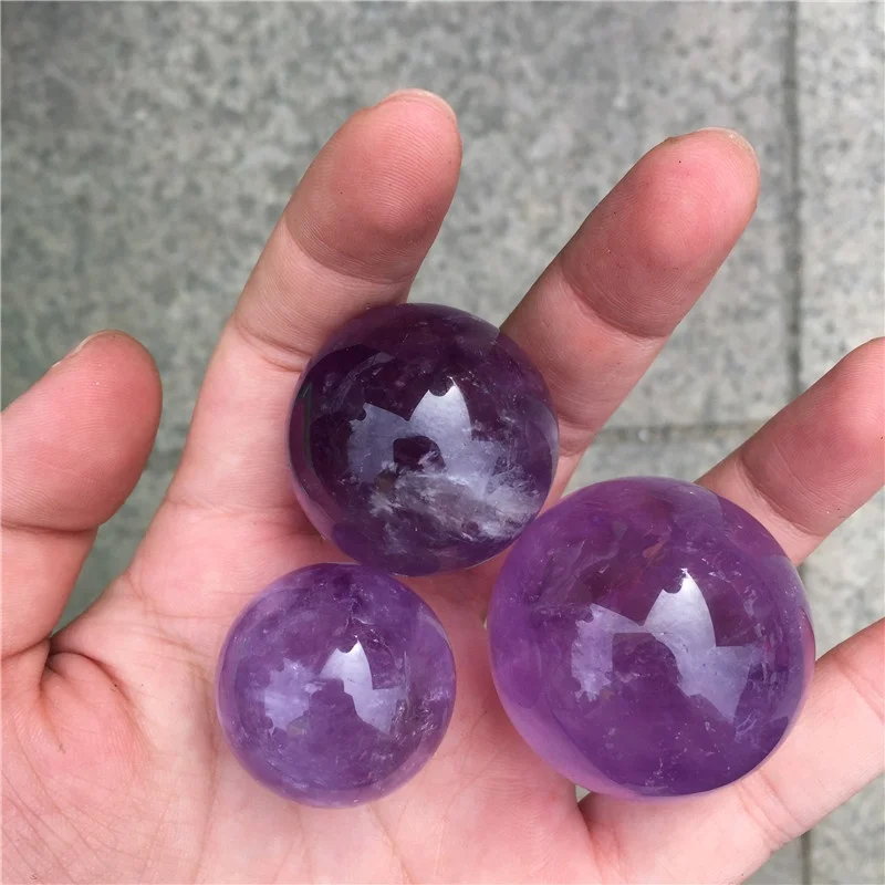 Premium quality Beautiful Feng Shui Love Theme Amethyst Sphere Ball Buy Online From Orgone Export