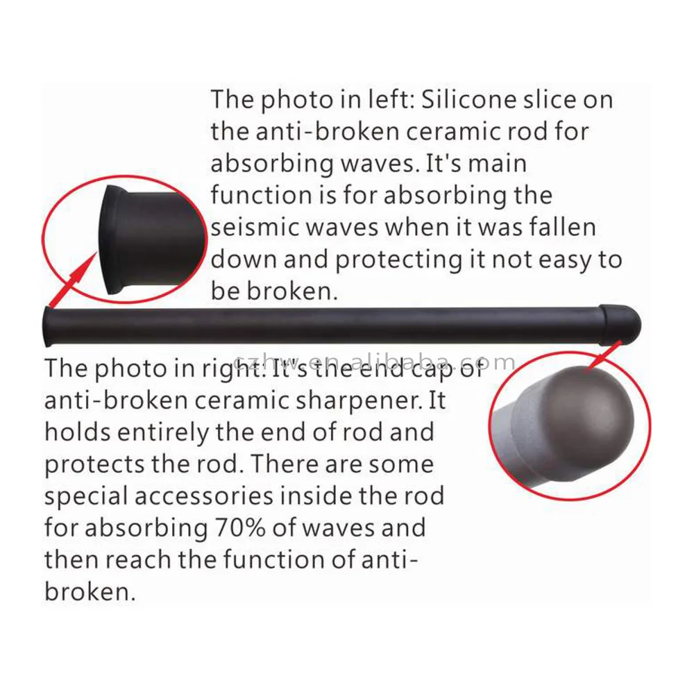Амортизирующая кухонная Керамическая точилка для ножей