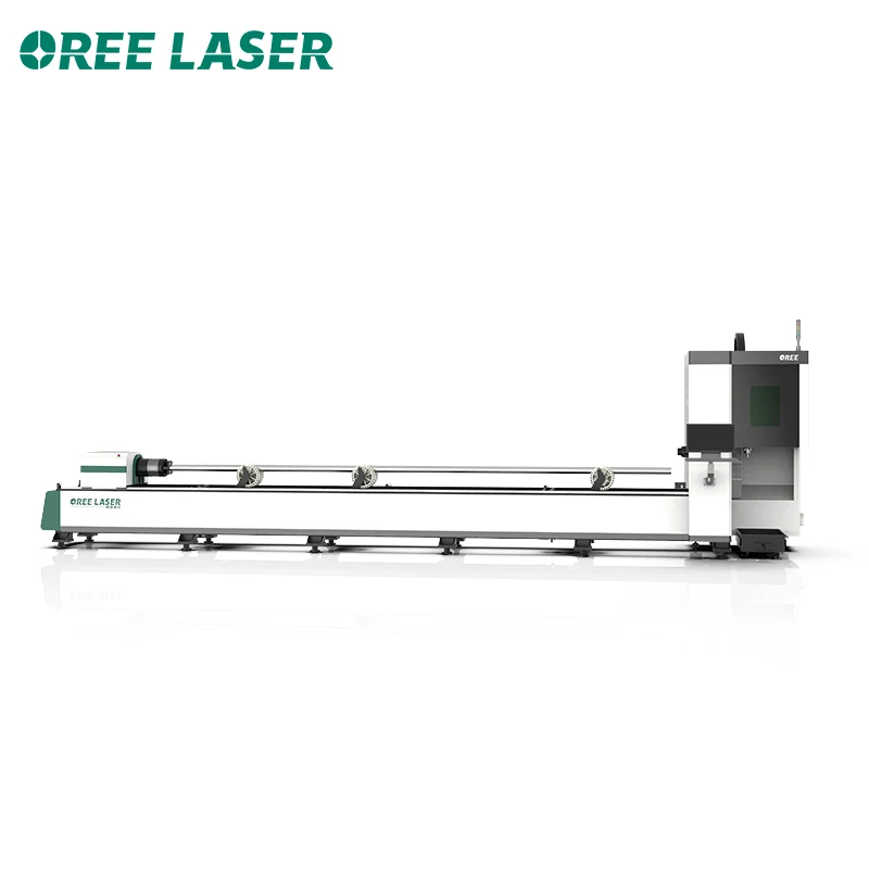 Oree laser 1000w -6000W round tube, square, rectangular and other profile metal pipe fiber laser cutting machine