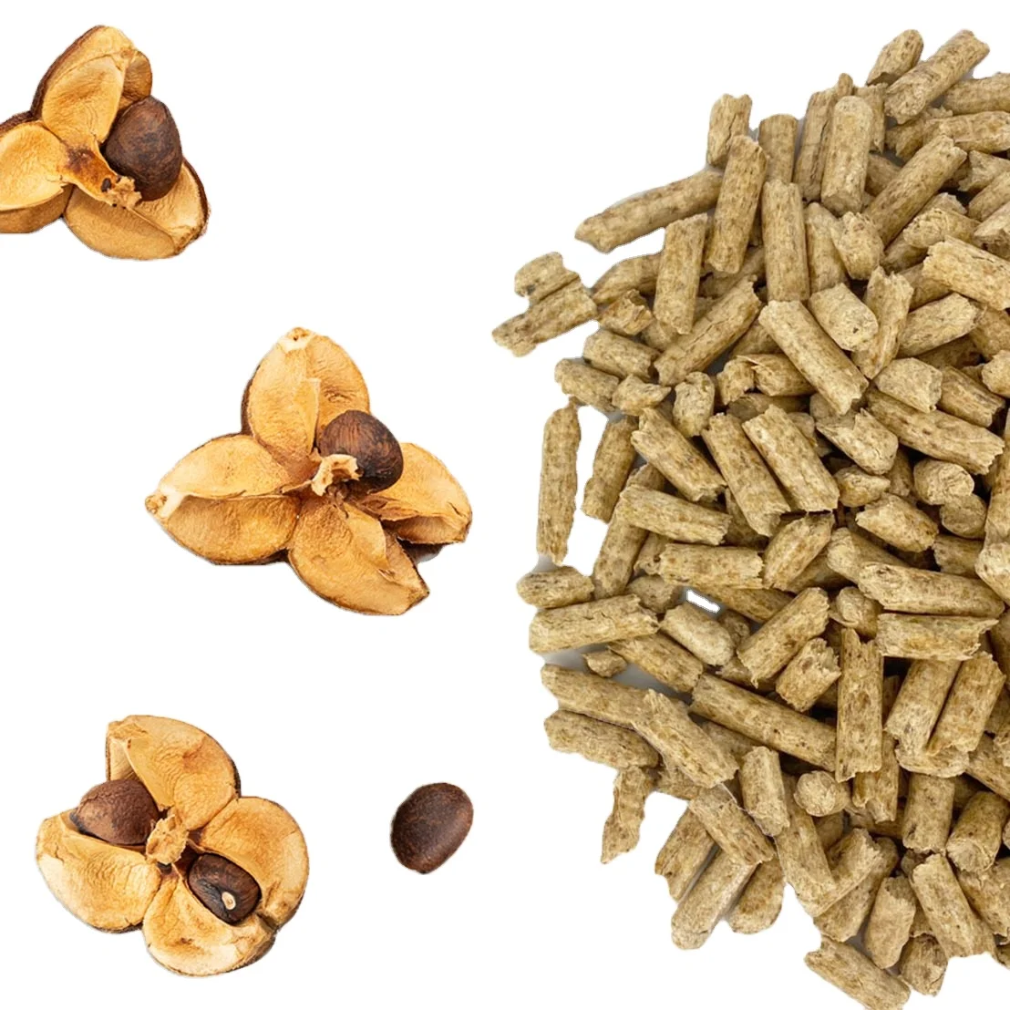 BBQ heating biomass pellets