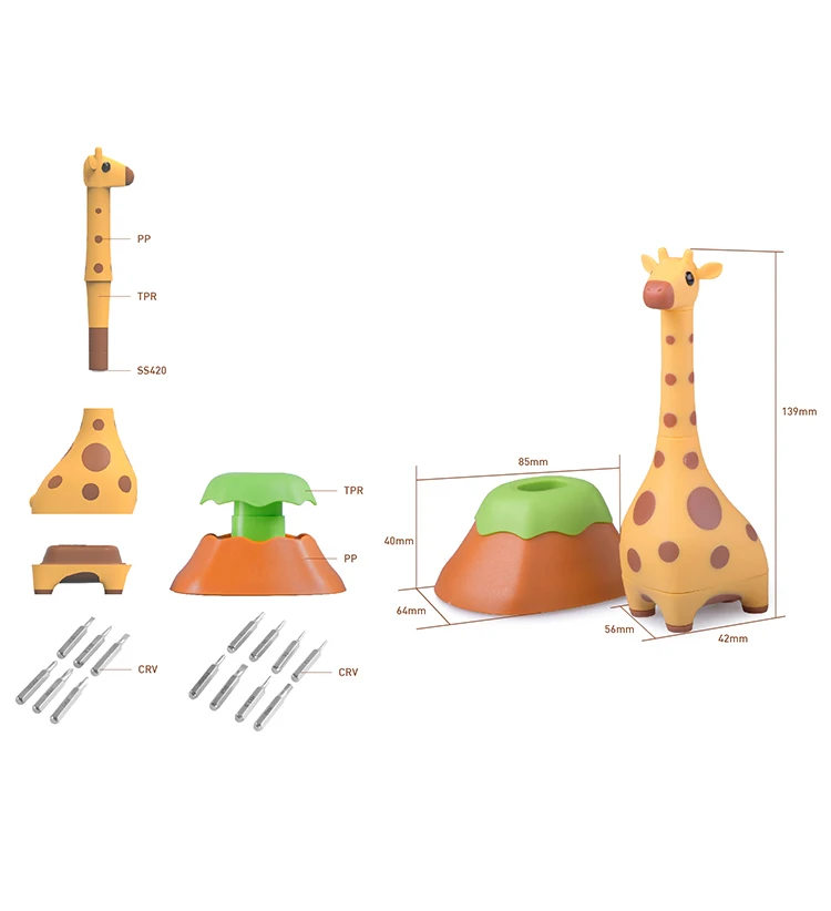 iThinking Hot Sales Garden Black Giraffe and Home Magnetic Decor