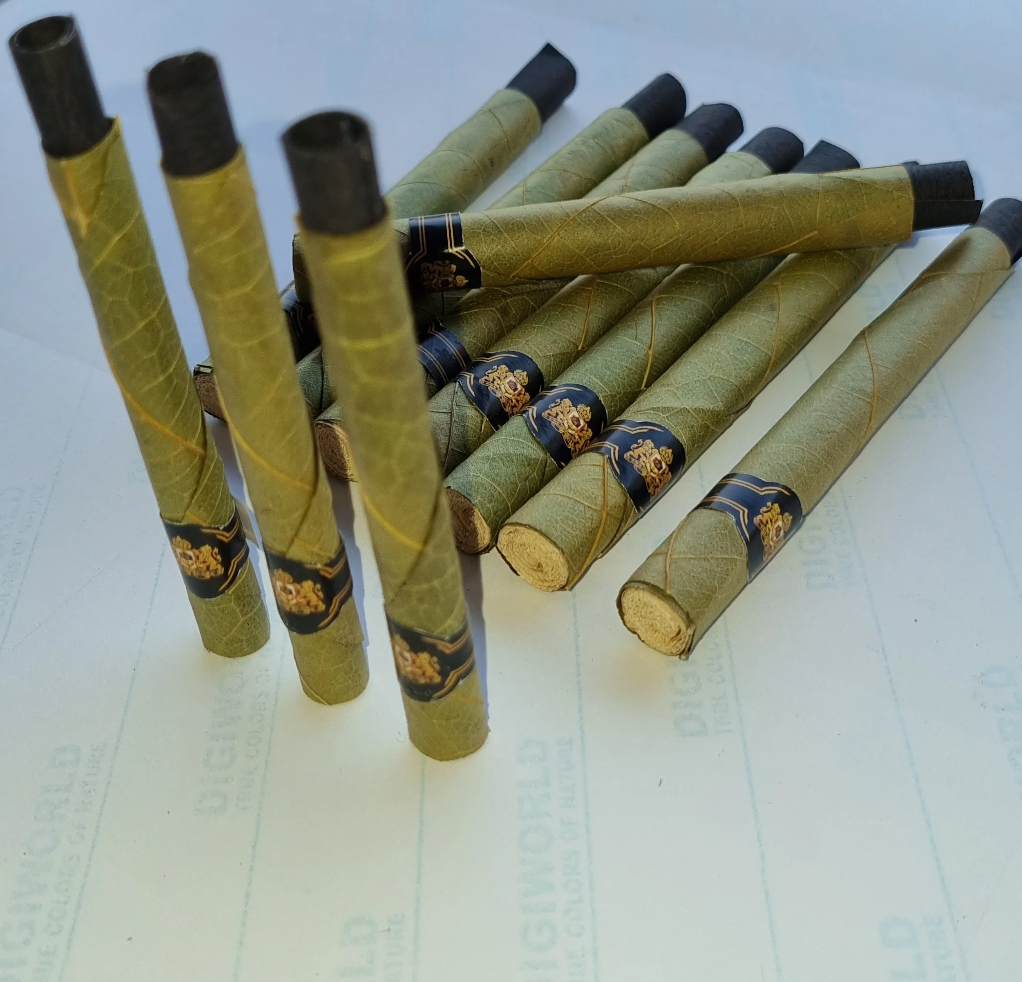 Pre Rolled Green Cordia Leaf King & Slim Rolls..jpg