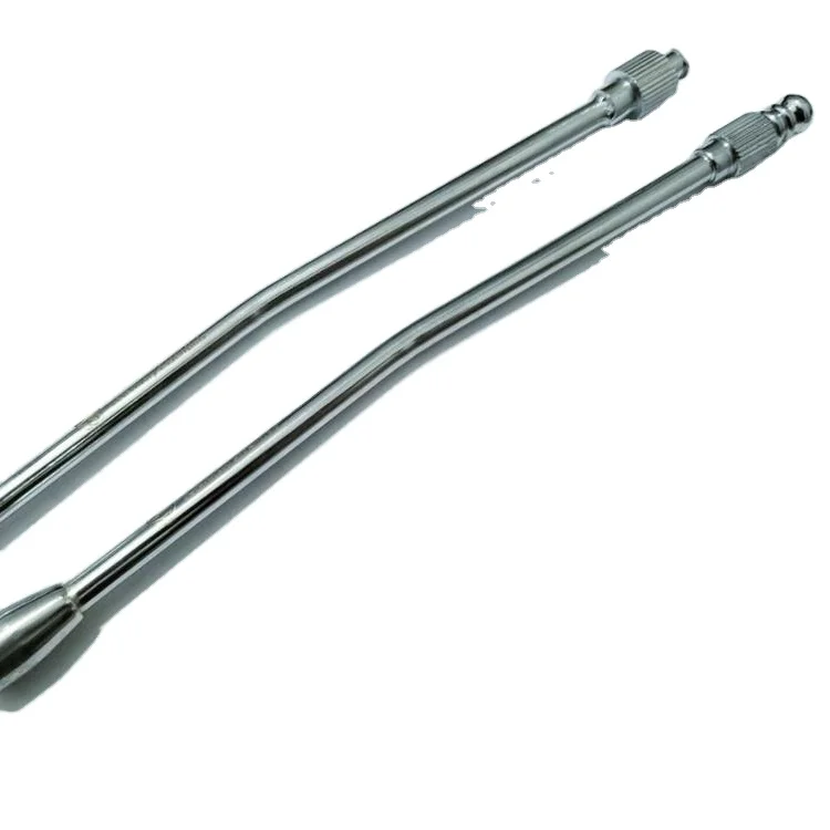 2 Feeding Syringe Drenching Cannula Luer Lock Threaded Livestock Veterinary Stainless Steel