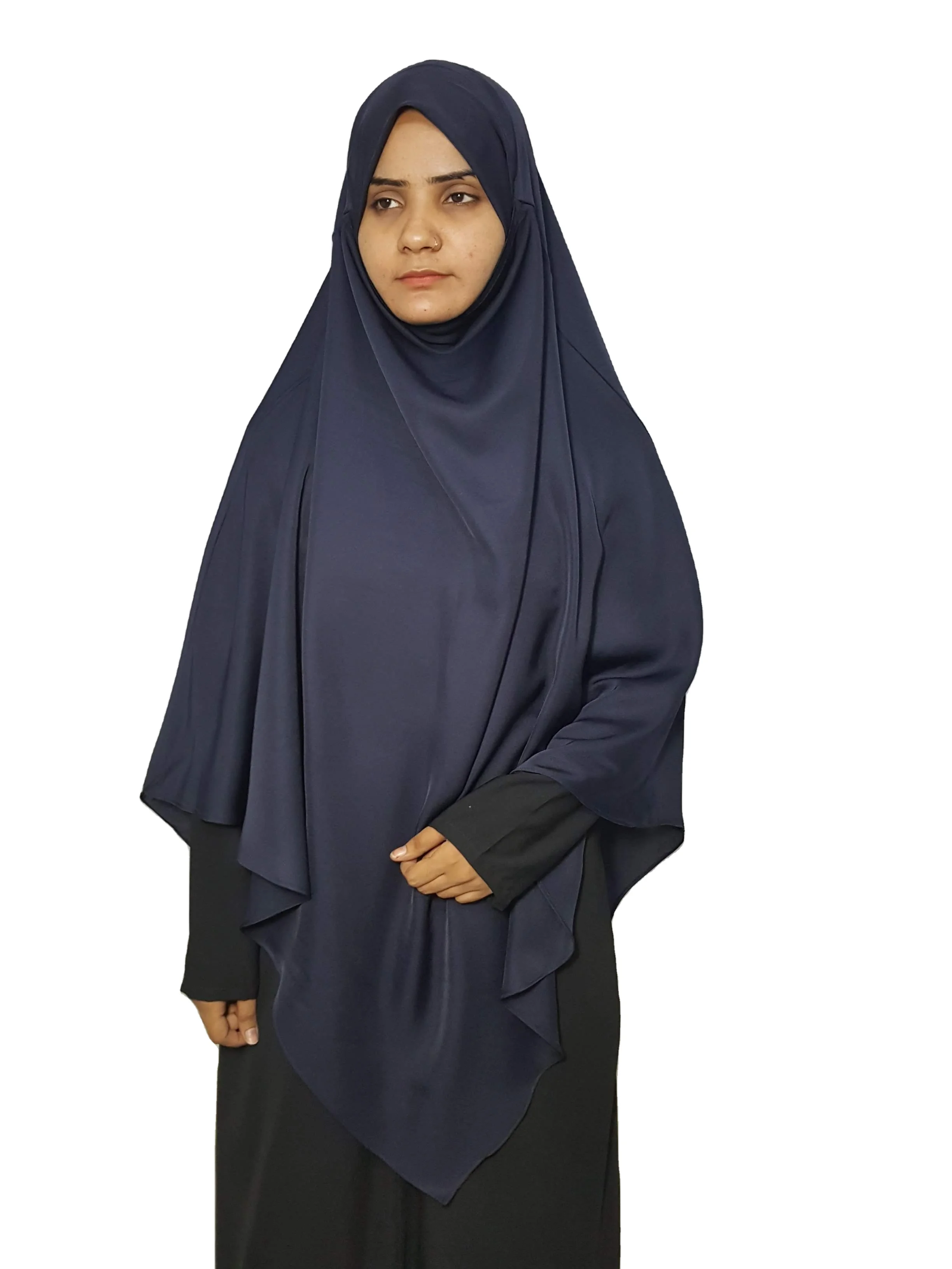 Diamond single layer khimar new 2023 in stock items nida fabric buy diamond khimar single layer free size polyester fabric islam