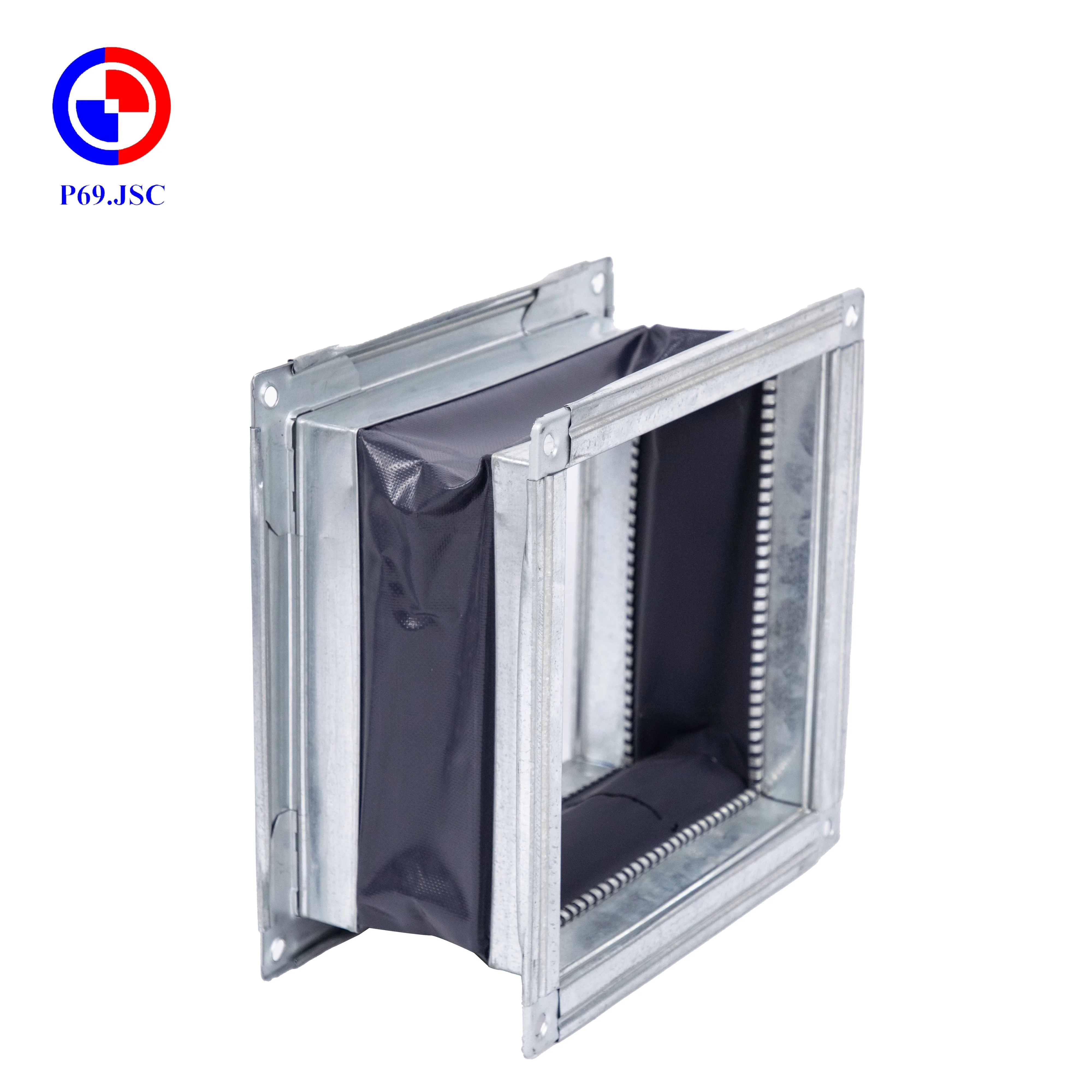 Heat-Resistant Increase Stability Flexible High Quality OEM Canvas Polyester Glass Fiber DUCT COUPLINGS Square Duct Tape PVC P69
