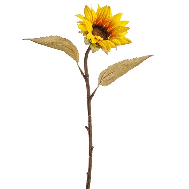 Sunflower Daisy Long Stem Fake Silk Flower Artificial r for Wedding Decoration Home Hotel Office Party Garden Decorative Flowers