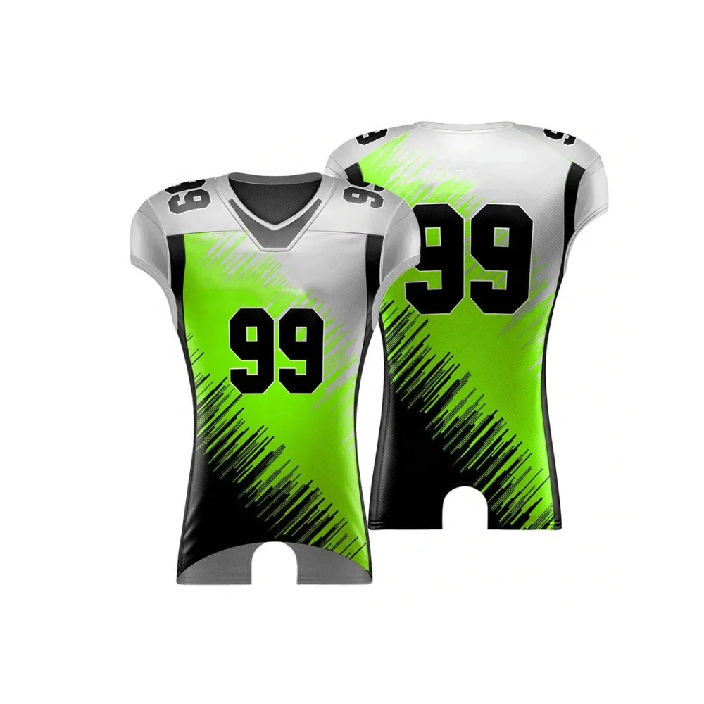 New Arrival Custom American Football Jersey Tops Tackle Twill Player Name and Number Youth Embroidered Uniform