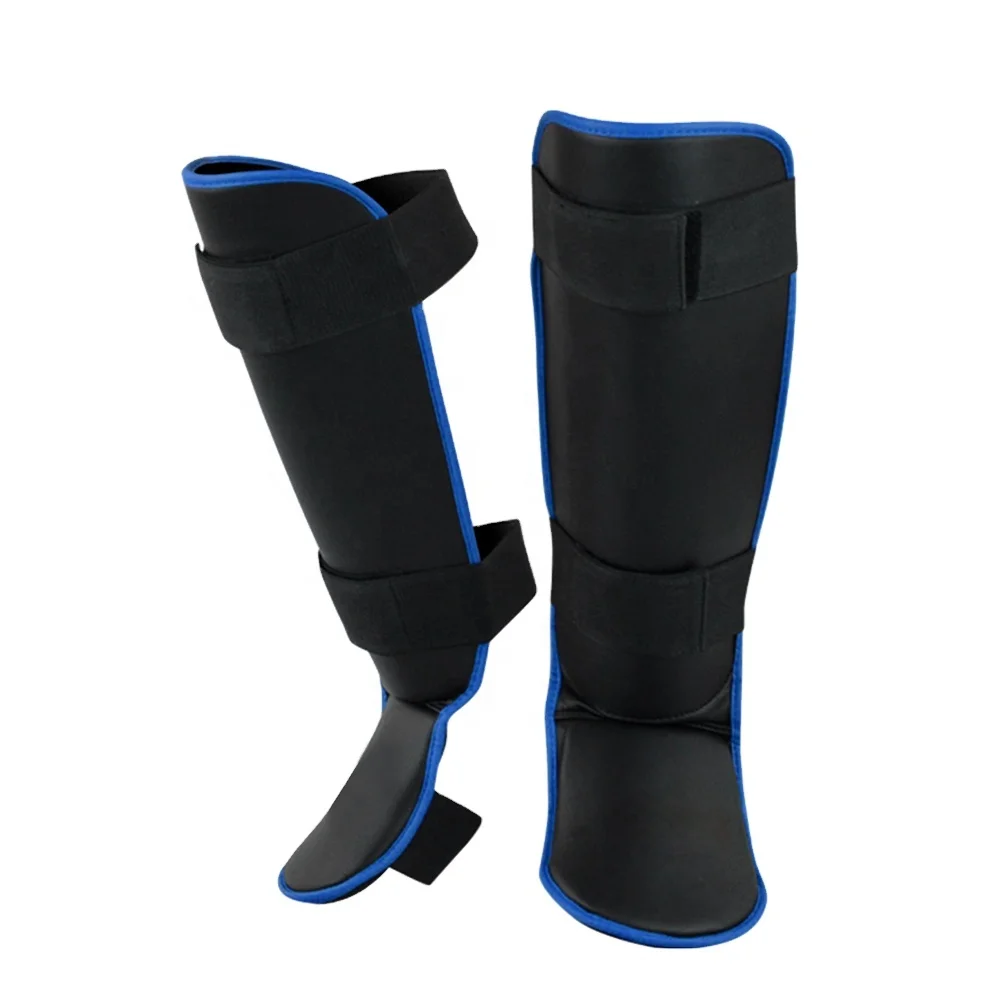 New Arrival Custom MMA Grappling Shin Instep Guard Premium Boxing Fight Training Shin Pads