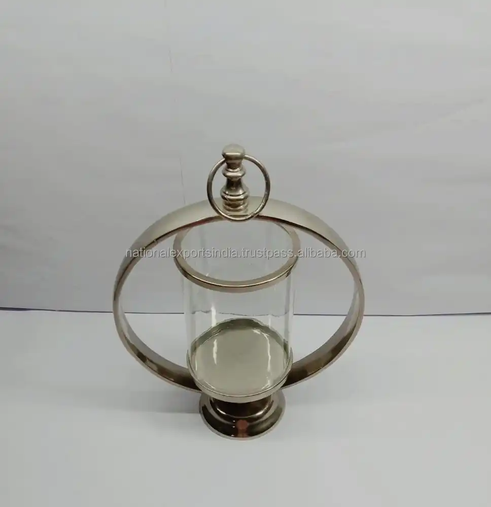 Minimalist Style Cast Iron Metal Round Candle Holder Gold Scented Candlestick Creative Home Decor