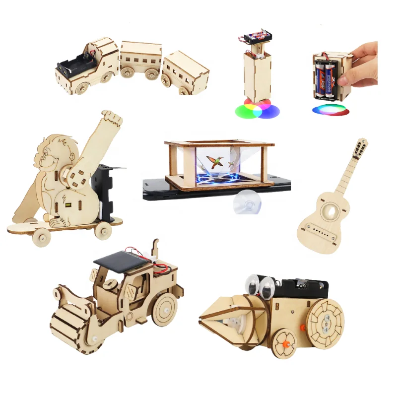 Other educational toys pretend play aesthetic science toys for children games wooden 3d puzzle STEM games