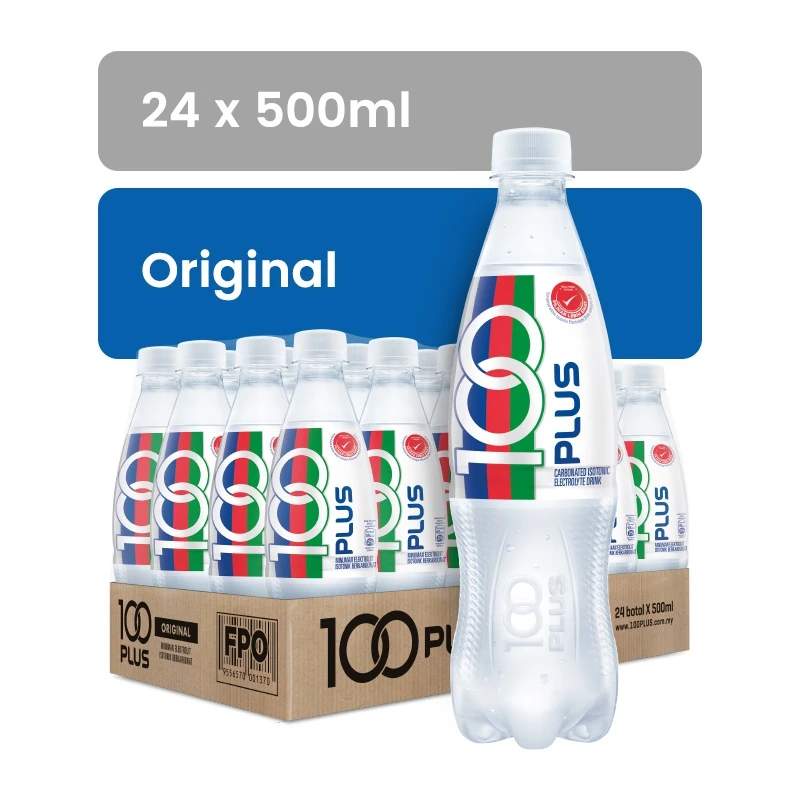 100Plus Original Flavor Wholesale Soft drinking water 500ml x 24 bottles with price