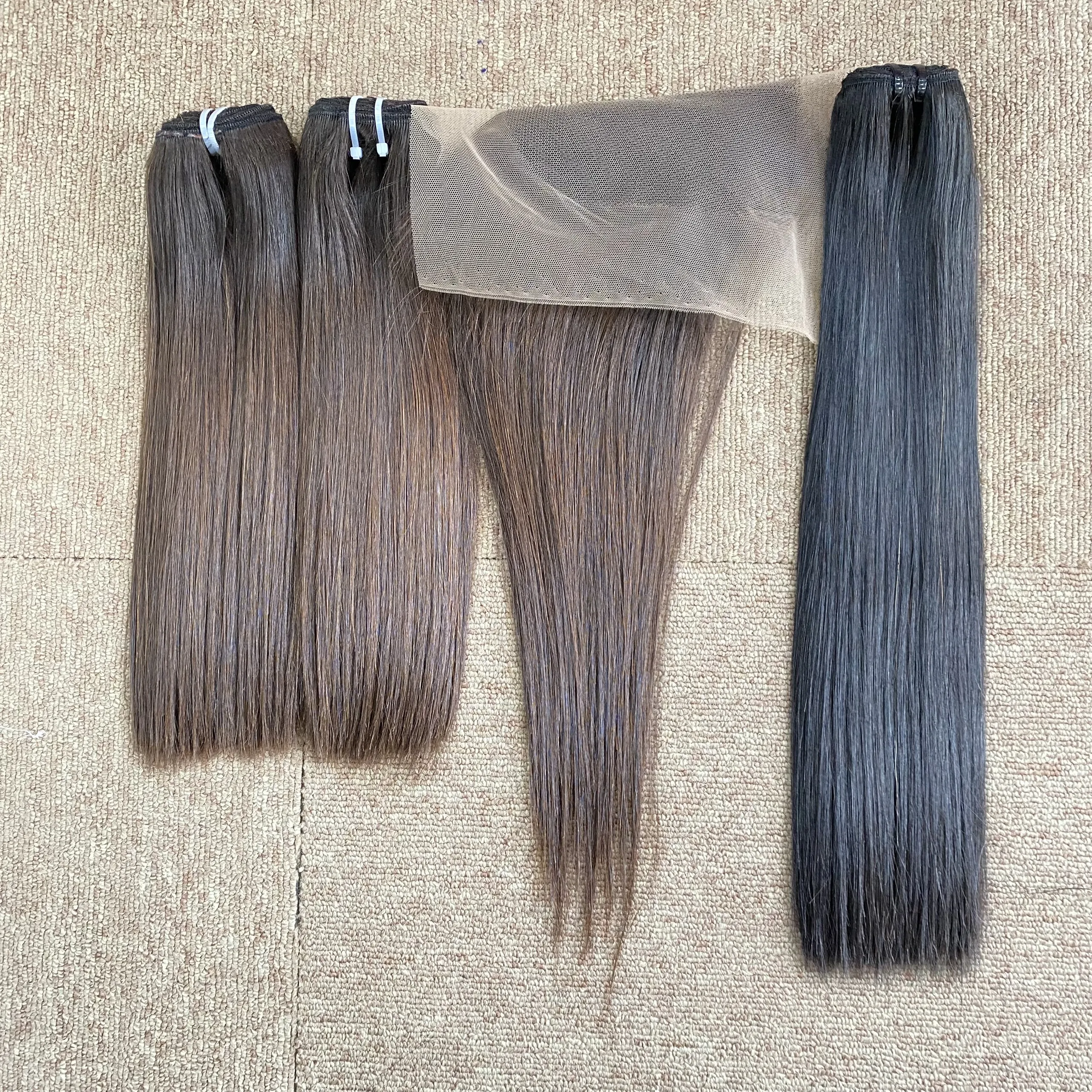 Virgin Raw Hair Different Styles And Colours Straight Wavy Curly Vietnamese Human Hair Cuticle Aligned Hair Wholesale Prices