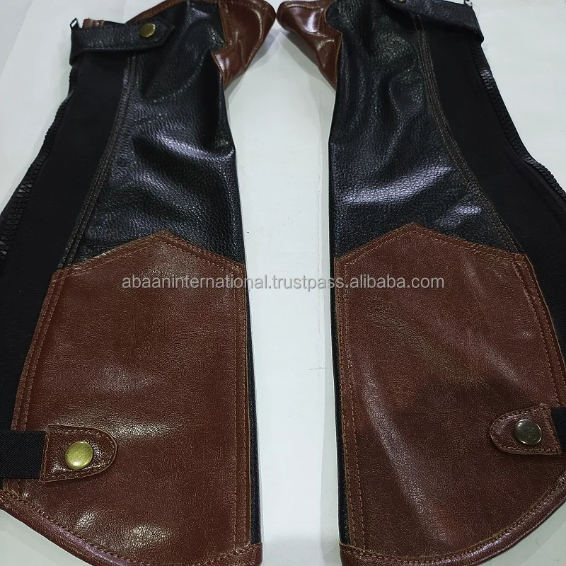 Adult Horse Riding Half Chaps anatomic design Available in two heights and calf sizes Made by Synthetic