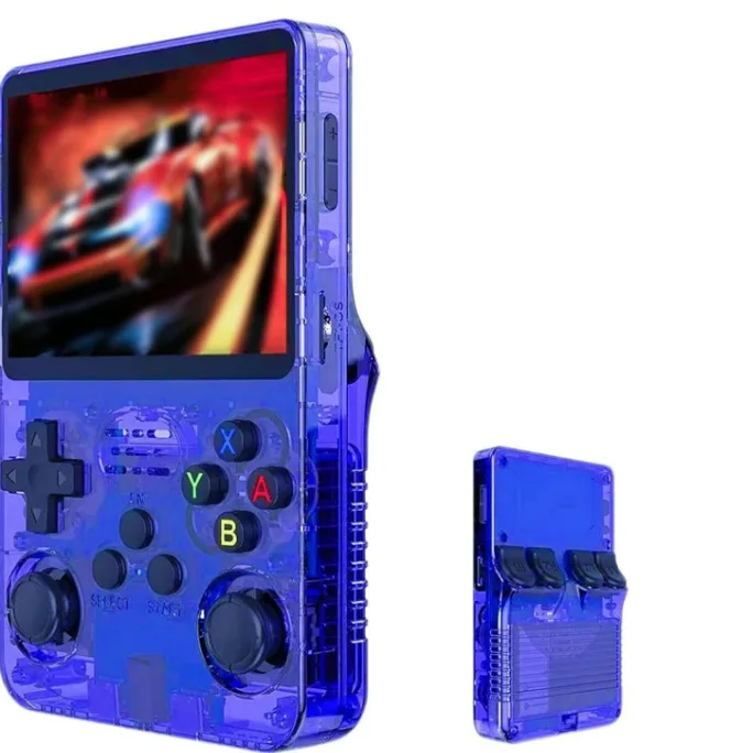 Newest  2024 R36S Retro 3.5 Inch IPS Screen Handheld Game Console Linux System 64GB 15000+ Games Pocket Video Player