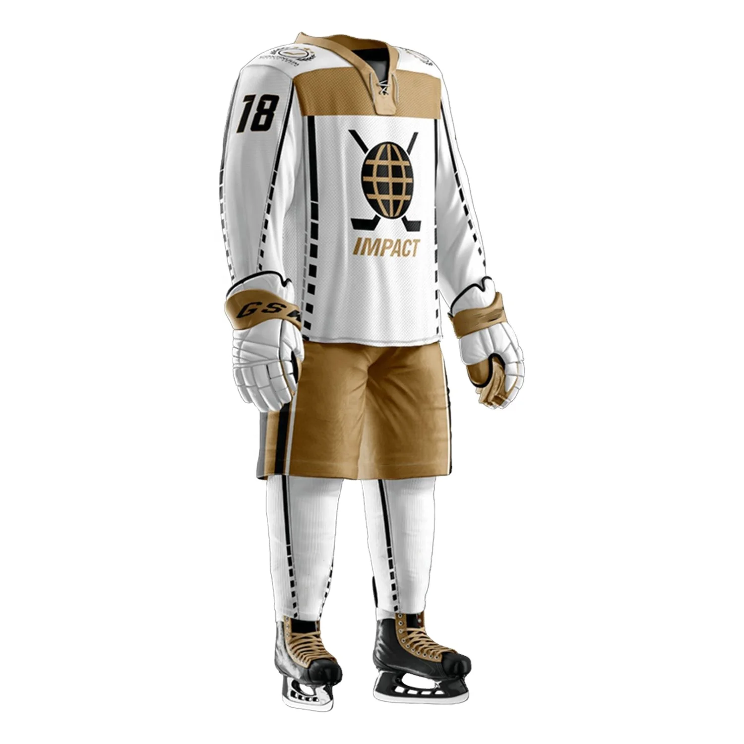 Ice Hockey Uniform Factory Price Majestic Jersey Custom Ice Hockey Uniform Pure Polyester Hockey Uniforms