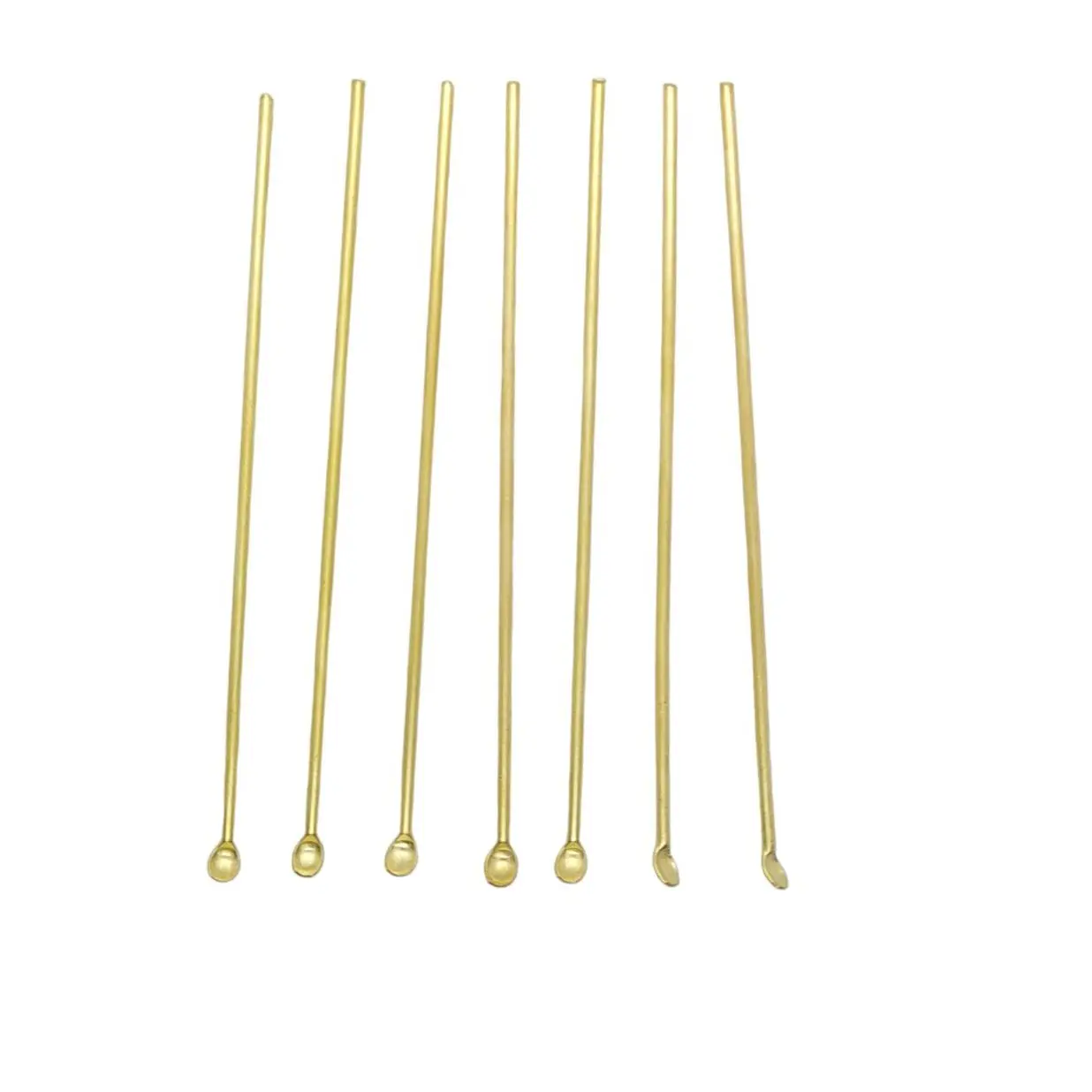 Special Gold Pattern Ear Cleaning Stick Making Machine Set 12 Pcs With Wax Spoon Style Tool Basic Cleaning Feature Ready to Ship