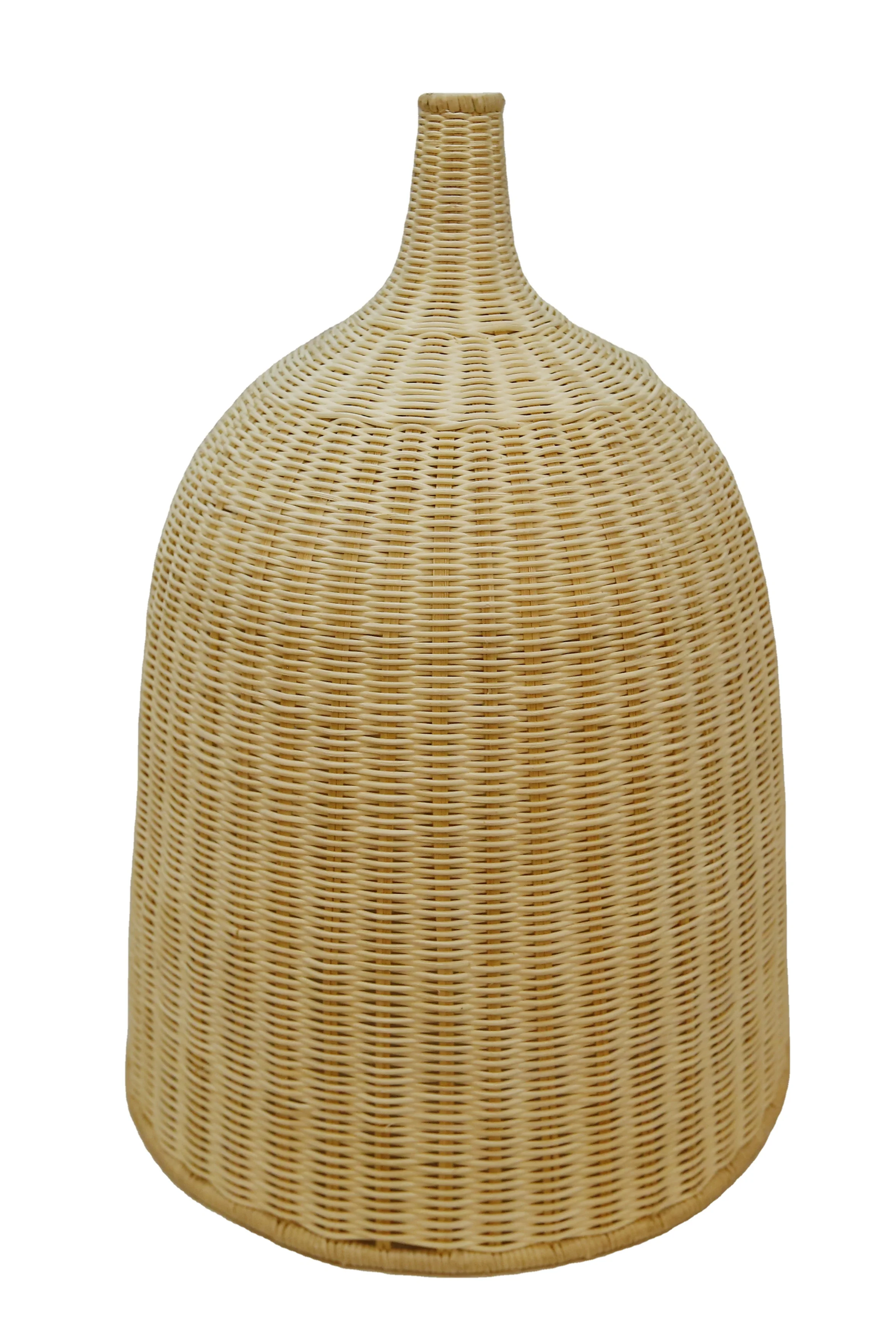 Decoration Chandelier Lamps Fixtures Rattan Suspension Bamboo Shade Hanging Pendant Lights Lamp Cover From Vietnam