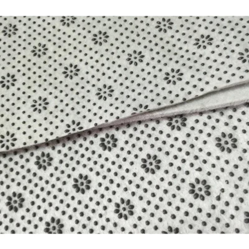 Mattress backing carpet backing PVC dots anti slip 100% polyester needle punched nonwoven fabric felt
