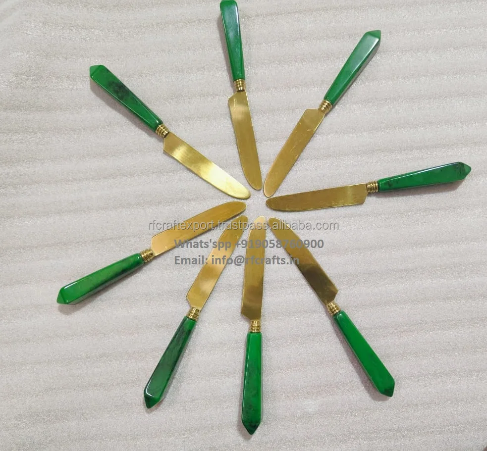 Luxury Cutlery with High Quality Clear Acrylic Handle Luxury Designer Stainless Steel cutlery set from India