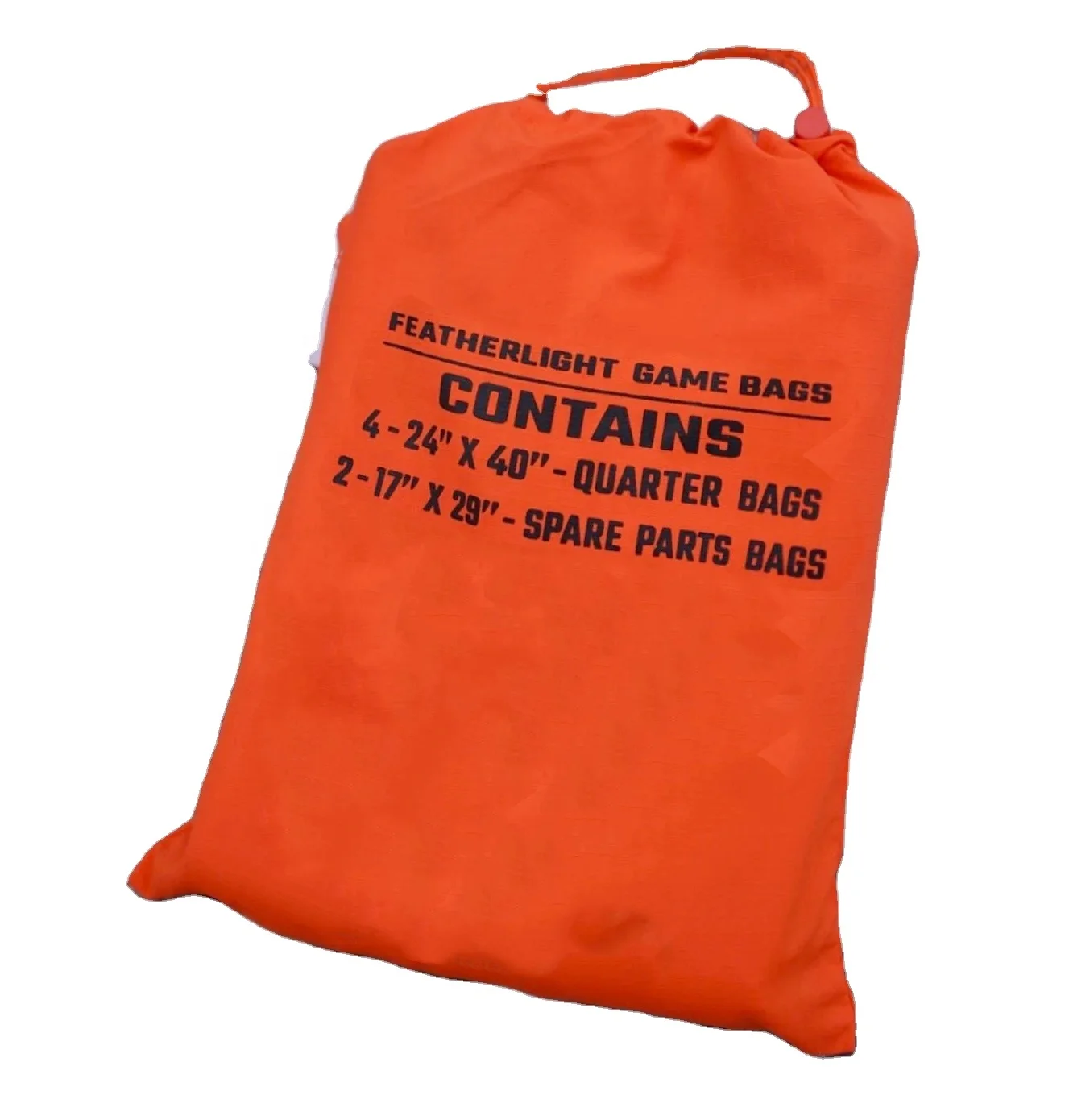 Ultralight and Ripstop Breathable Hunting Game Meat Bag . Large deer and antelope carry Packable Pack Drawstring bag