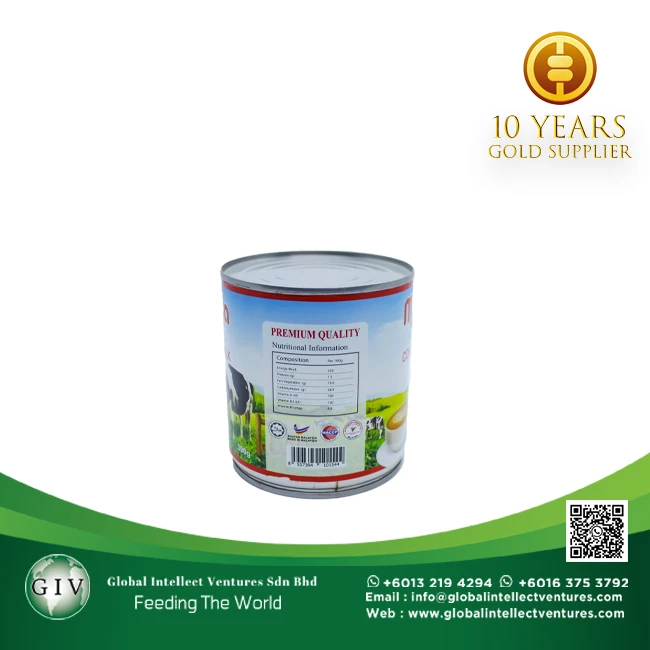 Sweetened condensed milk for Coffee, Tea and Dessert wholesale products from Malaysia 390g,500g,1kg