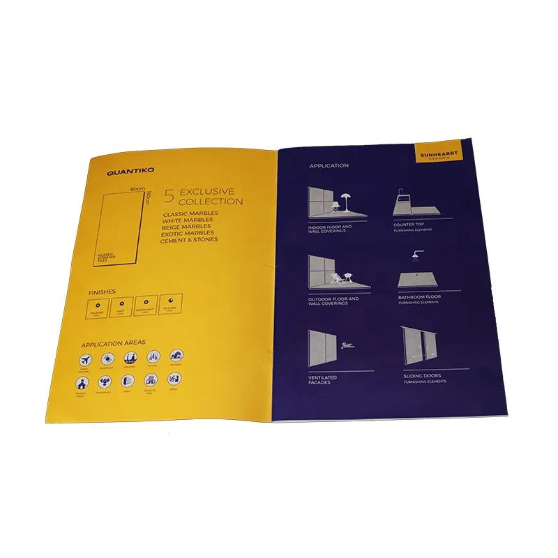 A4 Size Magazine Professional Factory Customized Catalog Brochure Printing Booklet Printing Offset Printing Paper & Paperboard