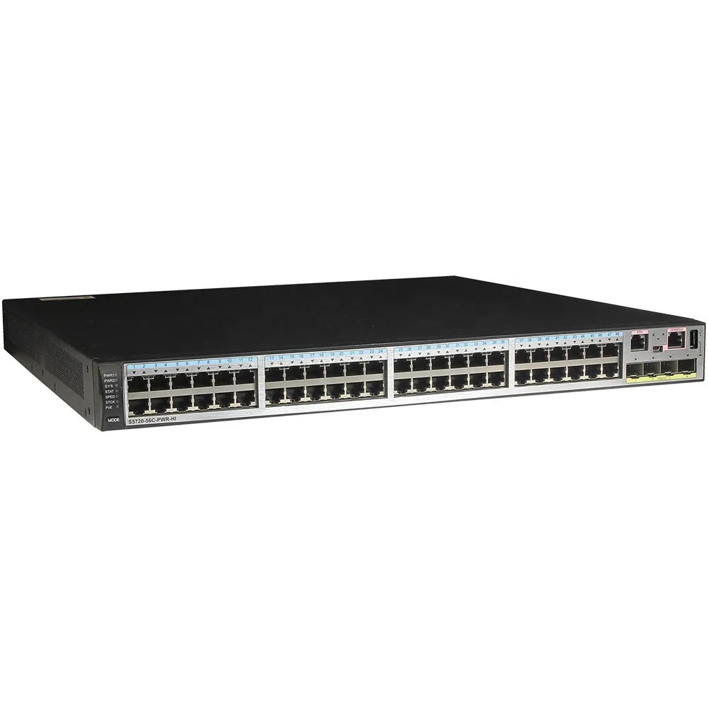 Сетевой коммутатор 5720-56C-PWR-HI-AC с 48 портами Ethernet SFP по