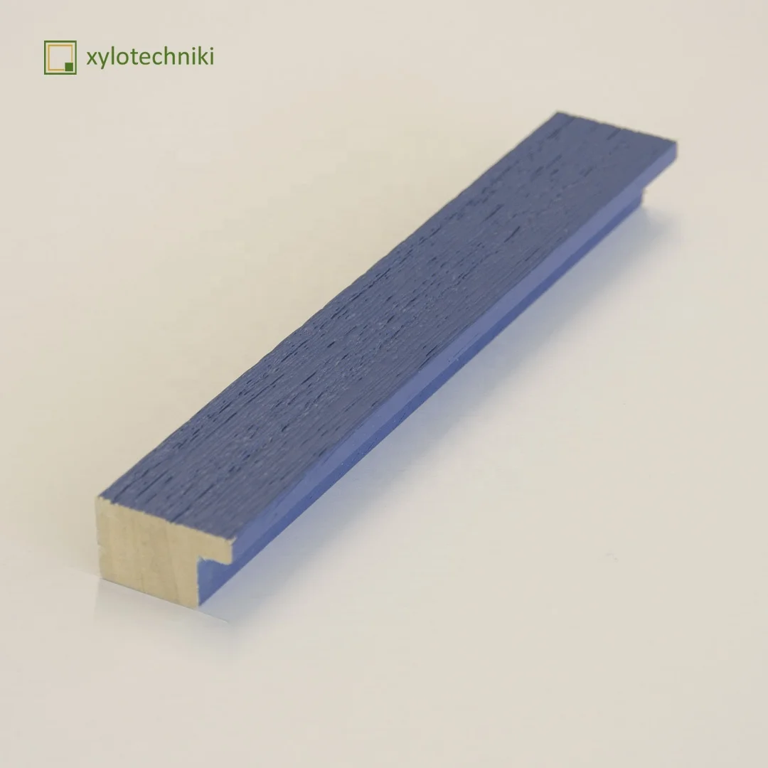 Roustic picture frame wood moulding for wooden photo frames in different colours custom wall frames