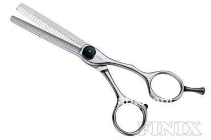 Ergonomic Hair Cutting Scissors Quality Crystal Screw Best Straight Stainless Steel Sharp Beauty Stainless Steel Finger Rings