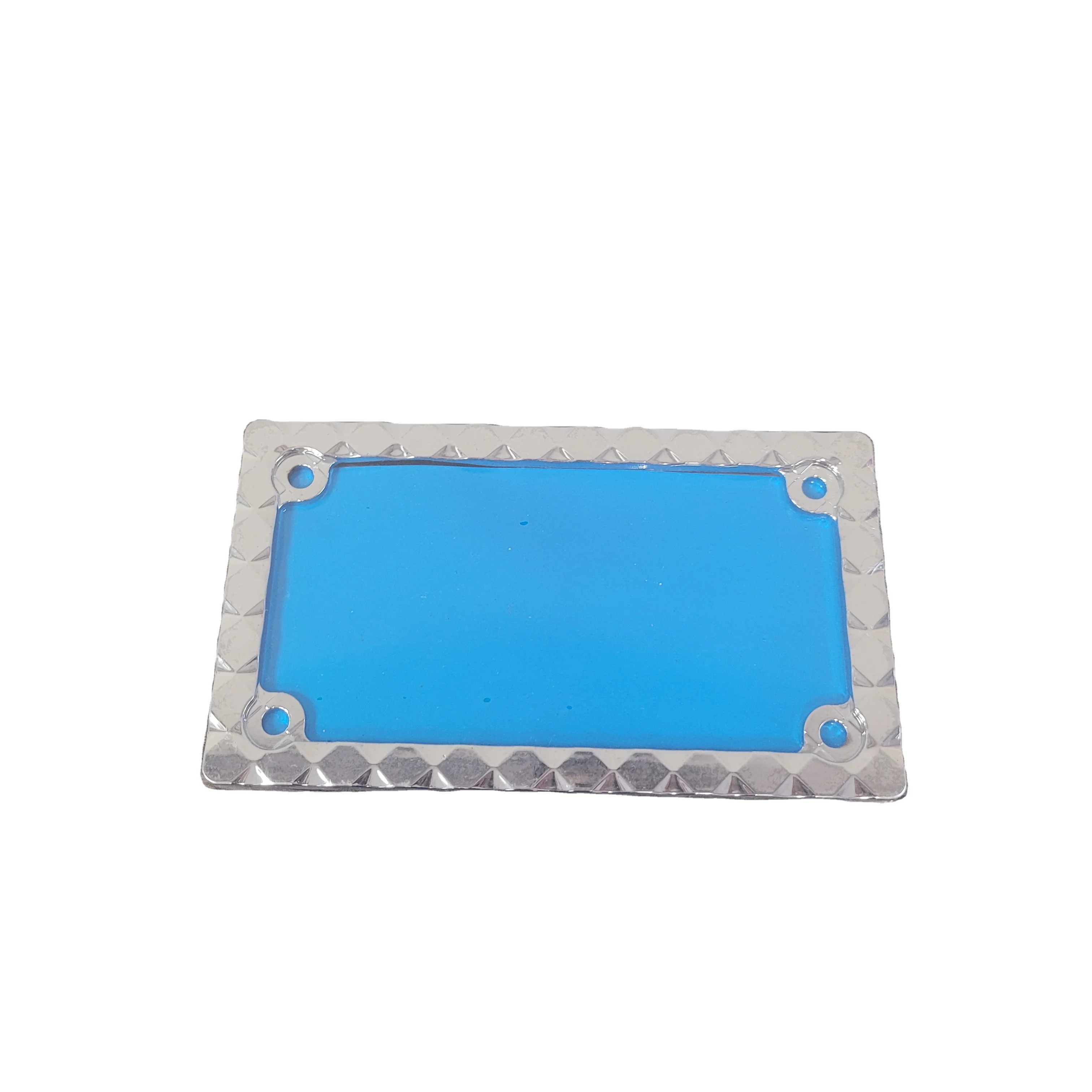 Трехколесный мотоцикл серебряный бриллиант номерной знак рамка для дополнительной устойчивости