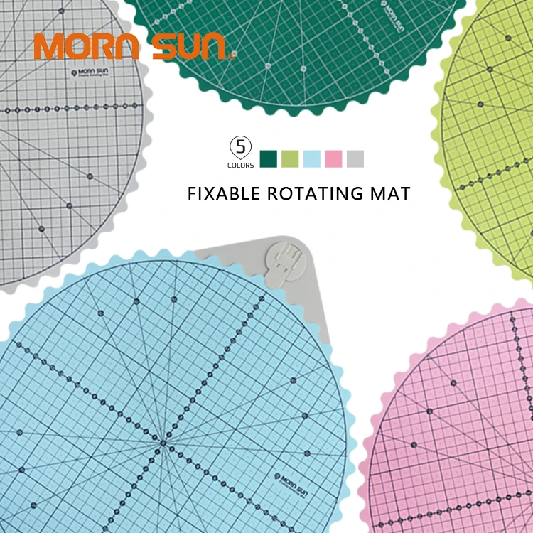 Taiwan art craft tool supply 14' Self Heal Panted NEW PVC Sew Self Healing Fixable Rotary Cutting Mat for Sewing