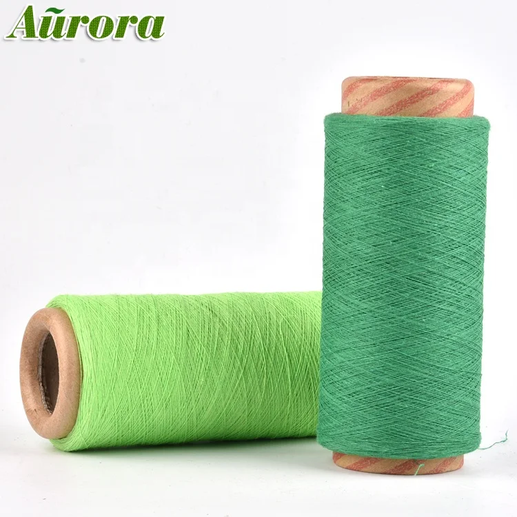 Cheap price light green twist cotton weaving yarn NE 4S weaving yarn for brazil market