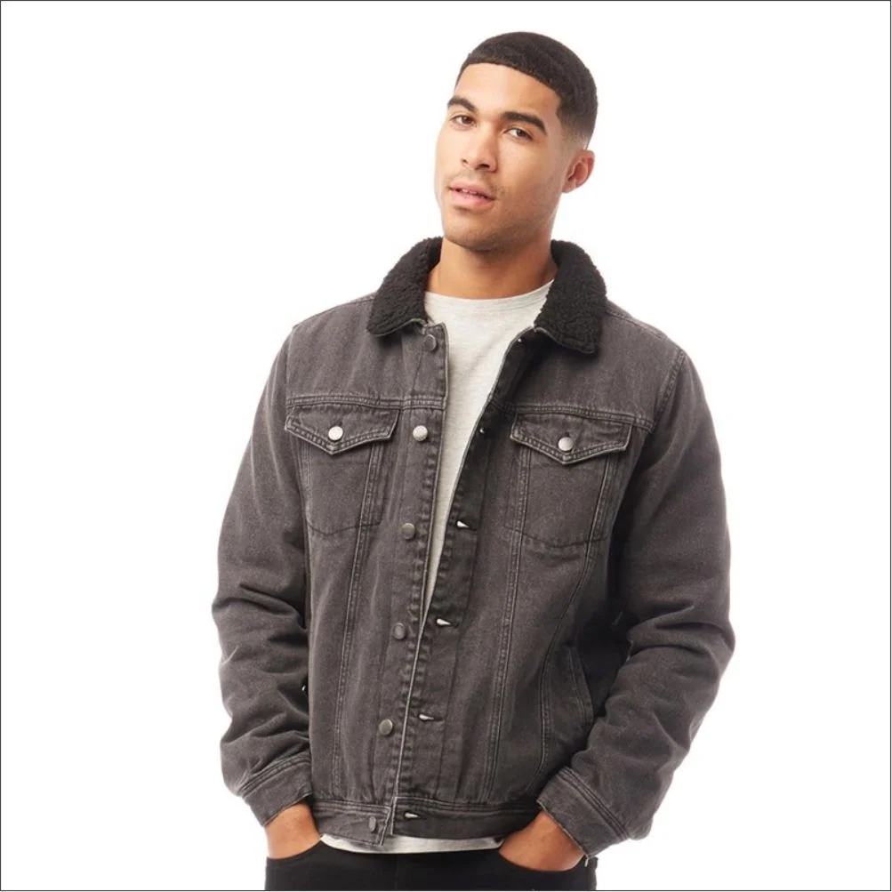 
Custom Plus Size High Quality Ripped Stylish Blue Plain Jeans Boys Denim Jackets For Men 