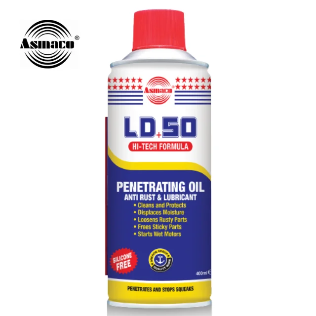 ASMACO LD 50 Multipurpose Oil - Lubricant, Rust Remover, Silicone-Free, Water-Resistant