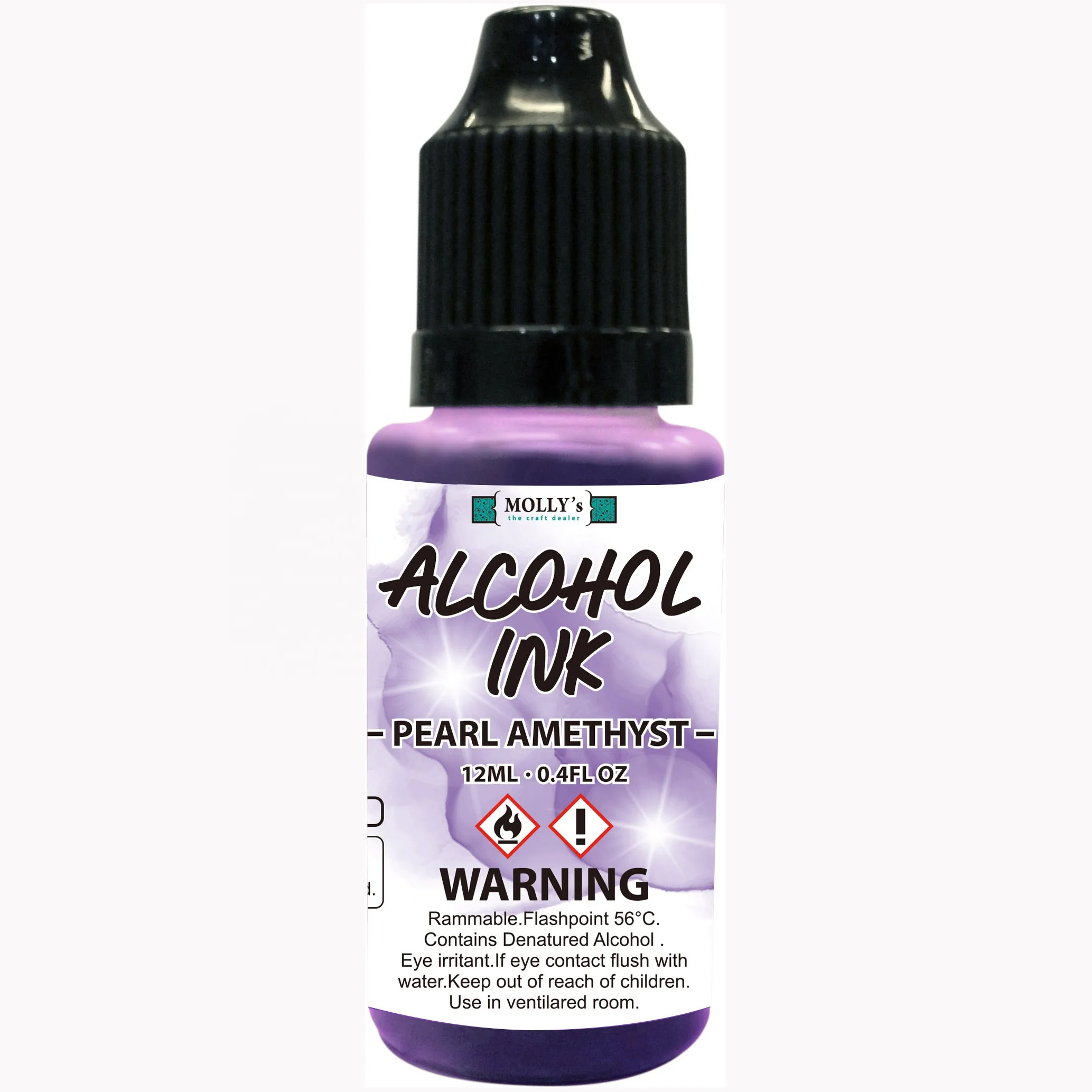 RTS- Alcohol Ink 12ml Pearl Shimmer Colour for DIY Craft Art Painting Home Decor