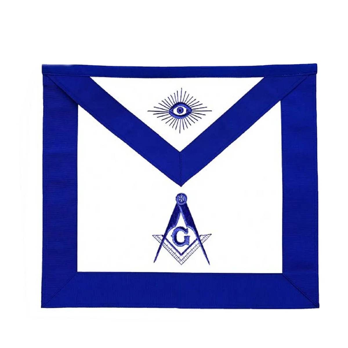 New Arrival Hand Embroidery Masonic Regalia Apron Bullion Wire & Silk Threads On Real Leather with high quality ribbon