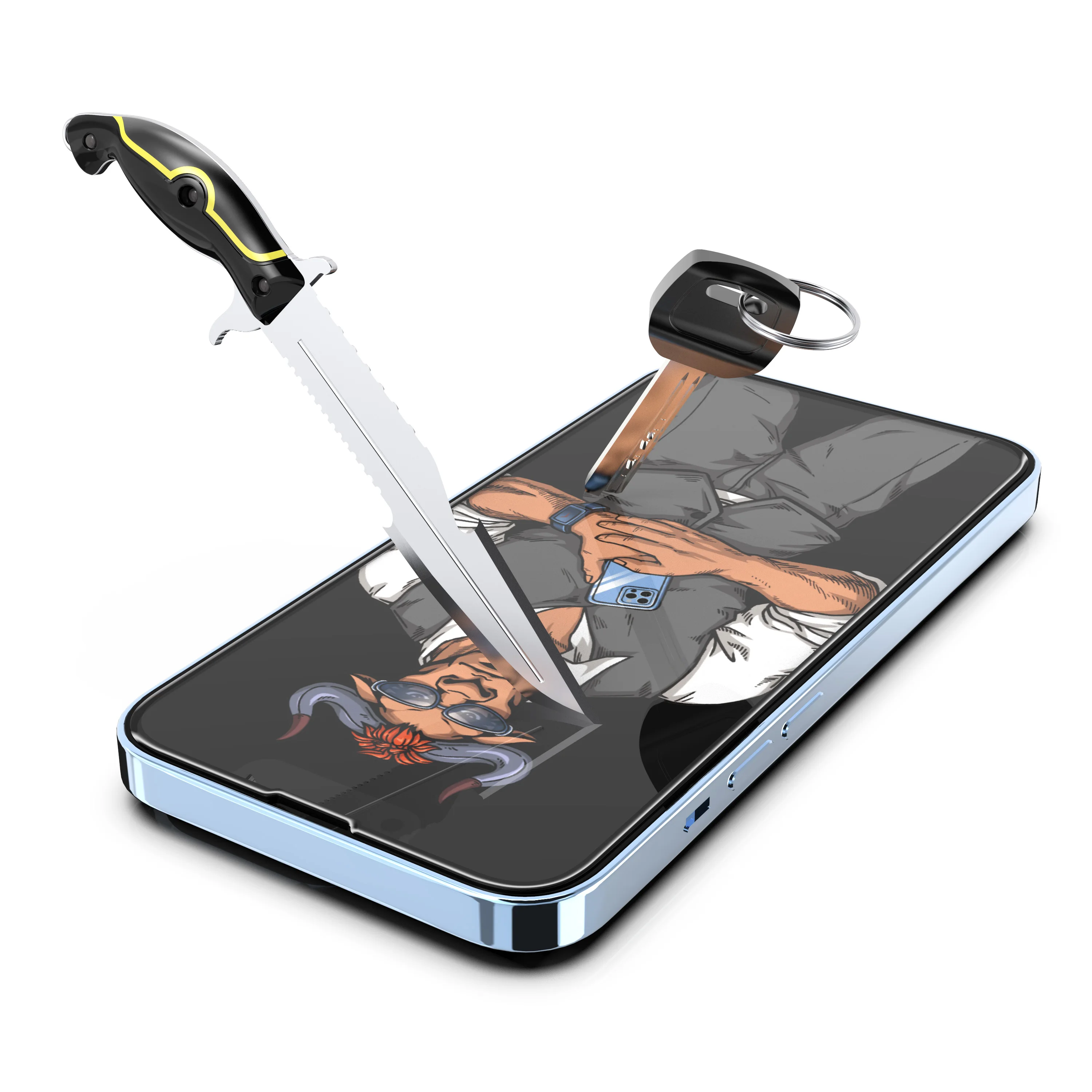 Antishock Full Cover 3d Tempered Glass Phone Screen Protector For iphone 13 11 pro max phone screen protector for redmi Note 7