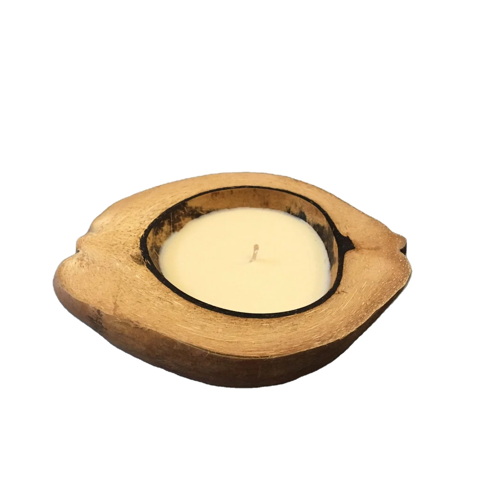 100% Natural Eco Friendly Coconut Candle Scented Candle in Coconut Shell