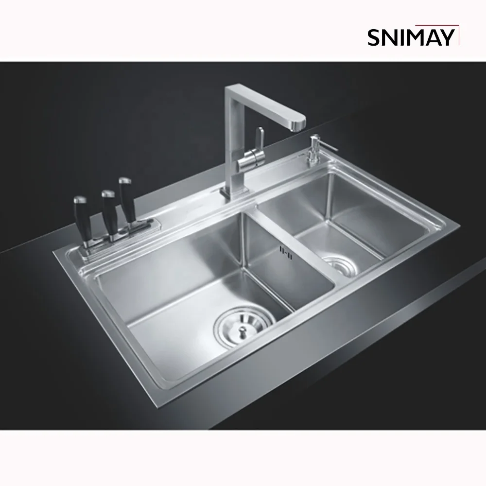 Snimay Stainless Steel Sink Single bowl Sink Stainless Steel Kitchen Sink