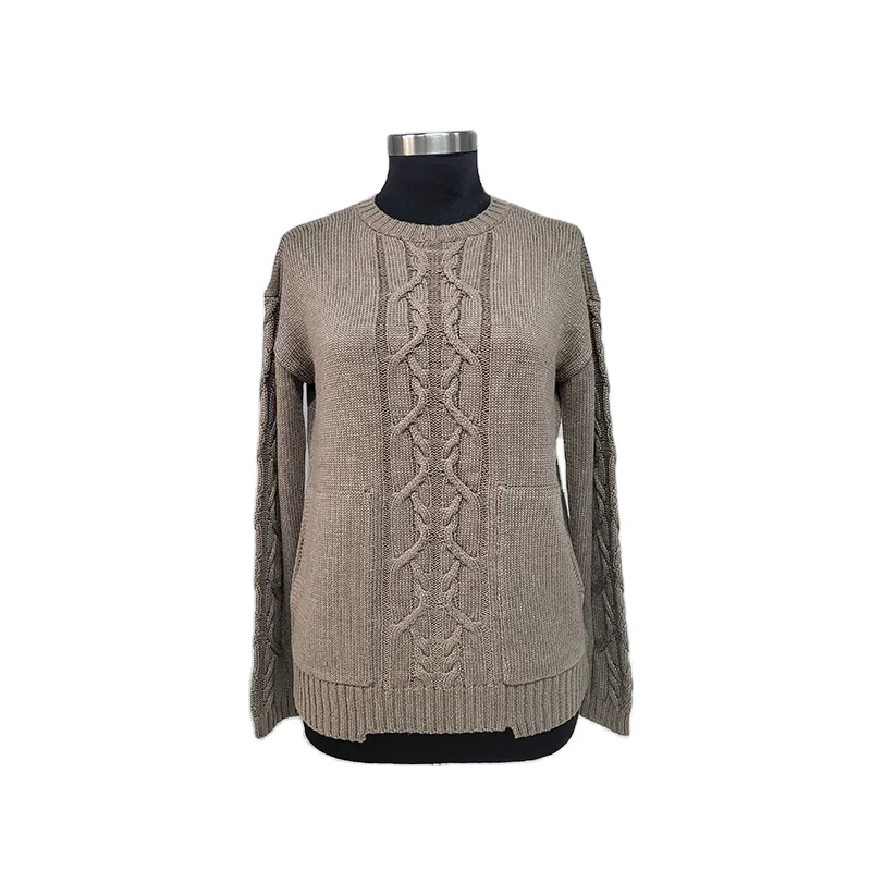 Manufacturing Your Own Desgin Premium Quality Computer Knitted Casual Female knitwear