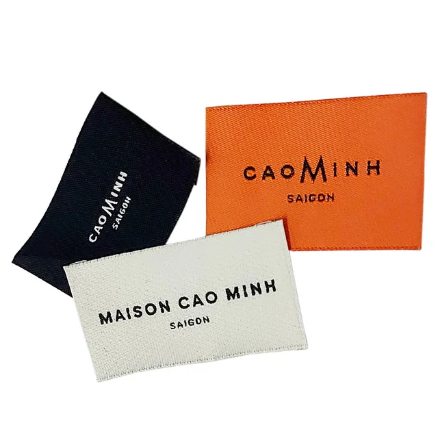 MORI Custom Garment Clothes Woven Label Tag/woven Label/ Clothing Labels custom sew on garment label woven clothing labels