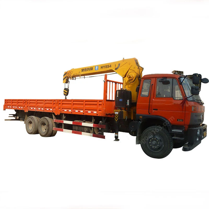 HAOY 8T Electric Hydraulic Telescopic Winch Lifting Crane Machine China Remote Control KMU Manipulator