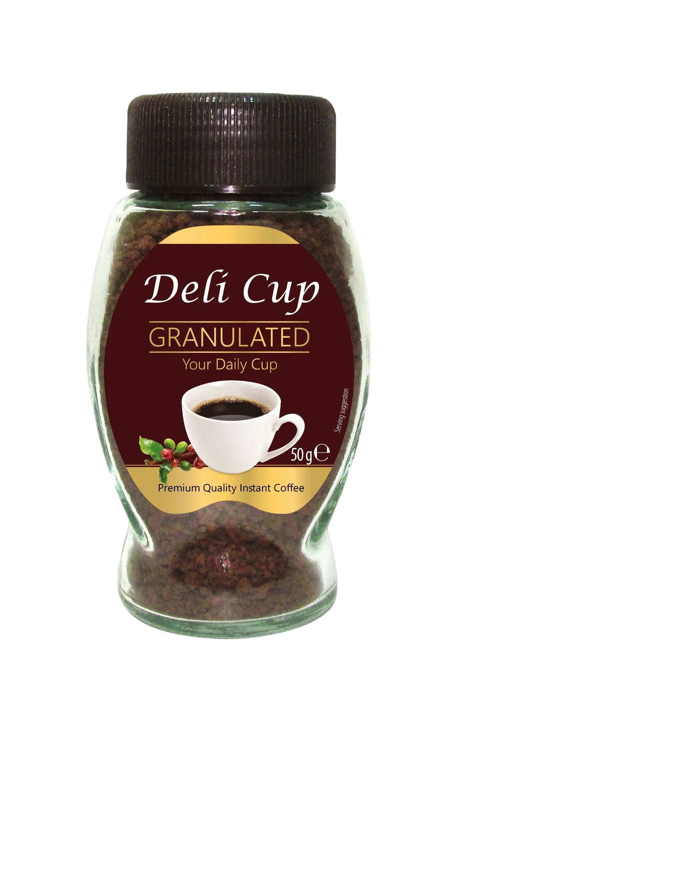 100% Pure Agglomerated  Instant Granulated Coffee