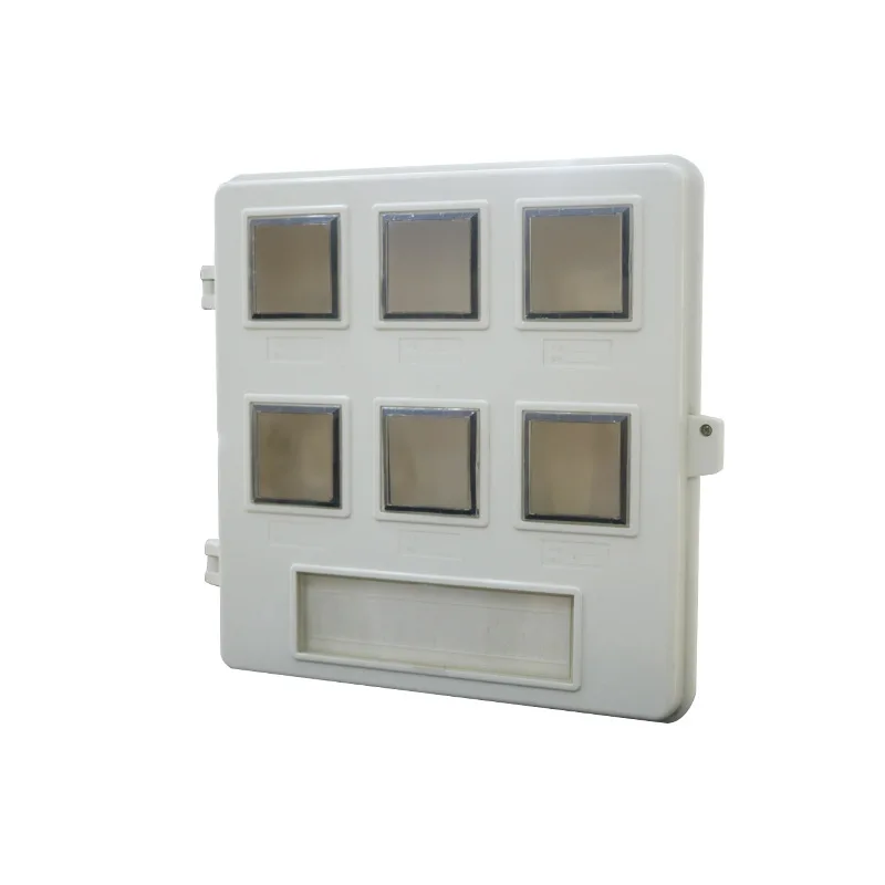 Manufacturer wholesale fiberglass electric meter box for 4/6 households, switch electronic outdoor rainproof electric meter box