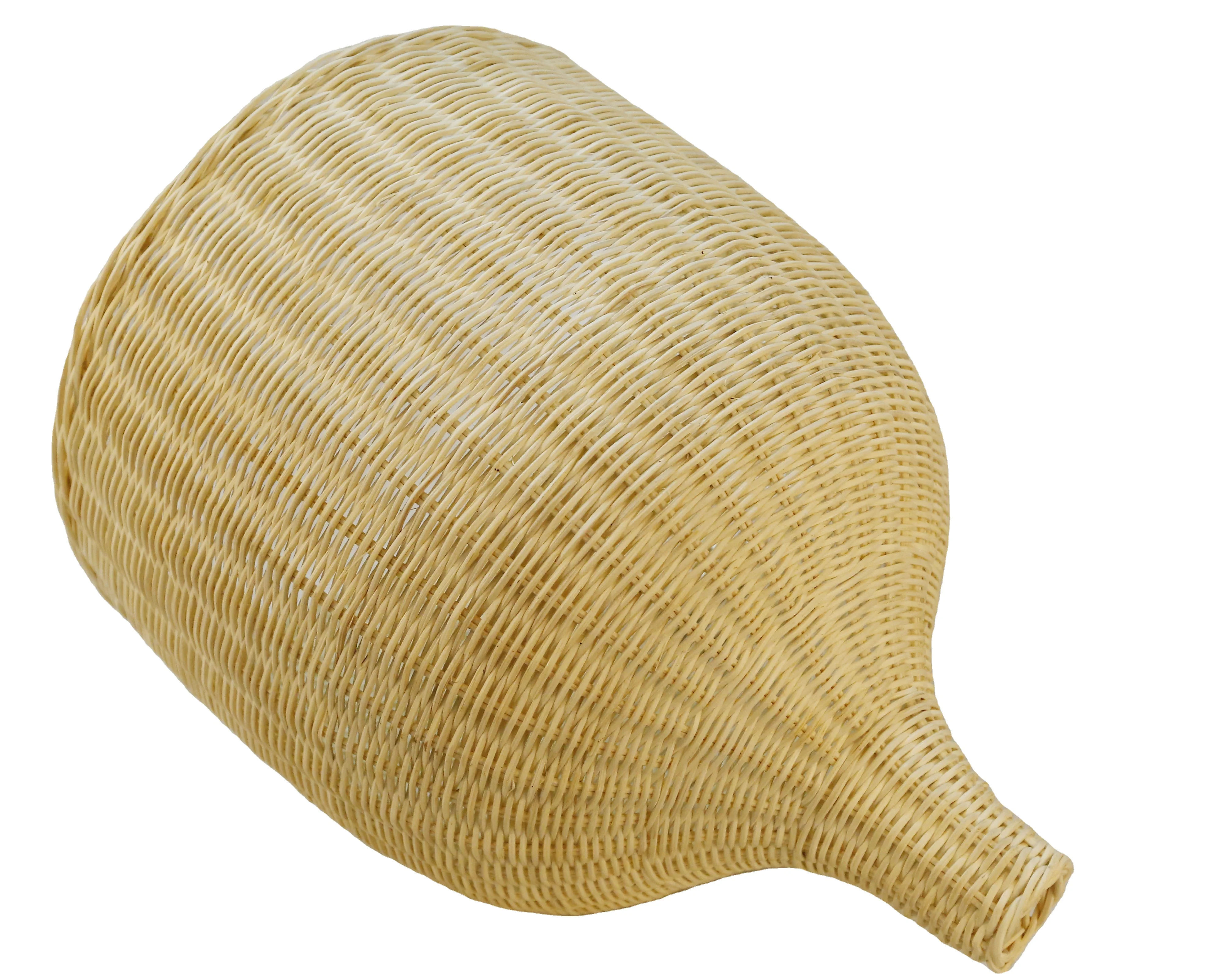 Decoration Chandelier Lamps Fixtures Rattan Suspension Bamboo Shade Hanging Pendant Lights Lamp Cover From Vietnam