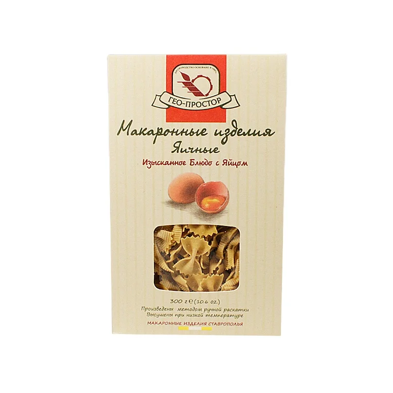 Упаковка для пшеничной муки Farfalle яичная паста 300 г высокое качество сертификация